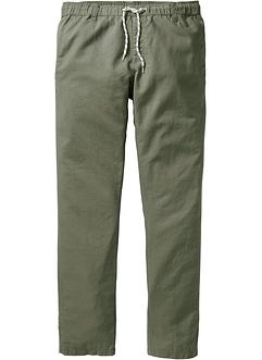 Pantalone in misto lino con elastico regular fit tapered, RAINBOW Pantalone in misto lino con elastico regular fit tapered, RAINBOW