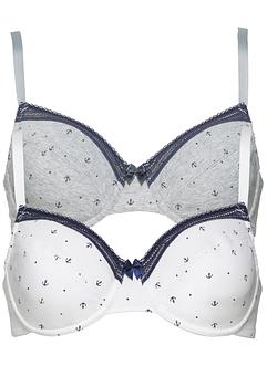 Reggiseno (pacco da 2) in cotone biologico, bpc bonprix collection Reggiseno (pacco da 2) in cotone biologico, bpc bonprix collection