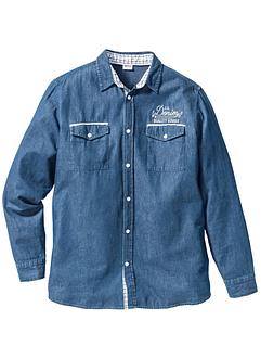 Camicia di jeans a manica lunga regular fit, John Baner JEANSWEAR Camicia di jeans a manica lunga regular fit, John Baner JEANSWEAR