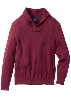 Pullover con collo a scialle regular fit, bpc bonprix collection Pullover con collo a scialle regular fit, bpc bonprix collection