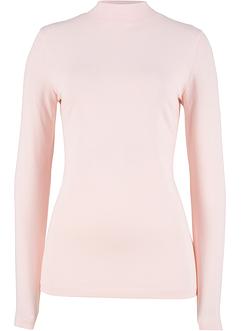 Maglia elasticizzata a manica lunga con collo alto, bpc bonprix collection Maglia elasticizzata a manica lunga con collo alto, bpc bonprix collection