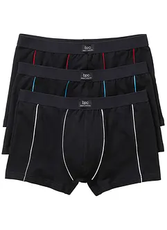 Boxer aderenti con cotone (pacco da 3), bonprix Boxer aderenti con cotone (pacco da 3), bonprix
