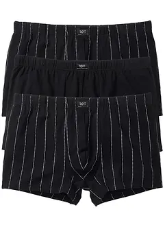 Boxer aderenti con cotone (pacco da 3), bonprix Boxer aderenti con cotone (pacco da 3), bonprix