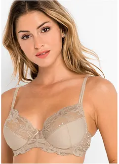 Reggiseno con ferretto e pizzo delicato (pacco da 3), bonprix Reggiseno con ferretto e pizzo delicato (pacco da 3), bonprix