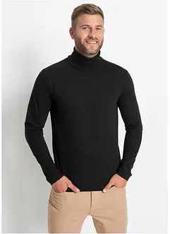 Maglia dolcevita a maniche lunghe in puro cotone, bonprix Maglia dolcevita a maniche lunghe in puro cotone, bonprix