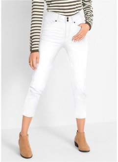 Jeans con cinta comoda slim fit, a vita media, bpc bonprix collection