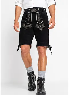 Pantaloni corti bavaresi in pelle, regular fit, bonprix Pantaloni corti bavaresi in pelle, regular fit, bonprix