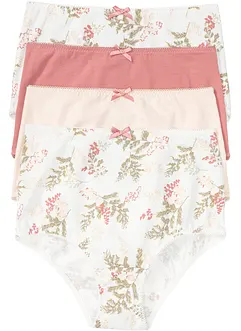 Slip a vita alta (pacco da 4), bonprix Slip a vita alta (pacco da 4), bonprix