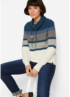 Maglione con collo tubolare, bonprix Maglione con collo tubolare, bonprix