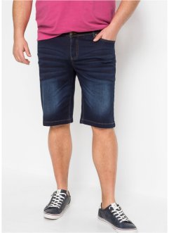 Bermuda in jeans elasticizzati con taglio comfort regular fit, John Baner JEANSWEAR