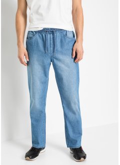 Jeans con elastico in vita in denim estivo classic fit (pacco da 2), John Baner JEANSWEAR