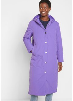 Cappotto lungo caldo con cappuccio e spacco laterale, bpc bonprix collection