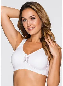 Reggiseno senza ferretto  con cotone biologico (pacco da 2), bonprix Reggiseno senza ferretto  con cotone biologico (pacco da 2), bonprix
