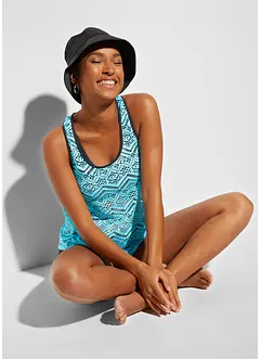Tankini con pizzo elasticizzato (set 2 pezzi), bonprix Tankini con pizzo elasticizzato (set 2 pezzi), bonprix