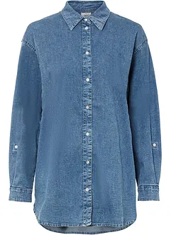 Camicia di jeans elasticizzata oversize, bonprix Camicia di jeans elasticizzata oversize, bonprix