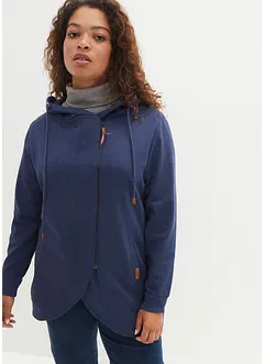 Giacca in felpa con zip e cappuccio, bonprix Giacca in felpa con zip e cappuccio, bonprix