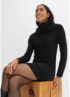 Abito in maglia a collo alto con tasche, bonprix Abito in maglia a collo alto con tasche, bonprix