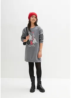 Abito in felpa con motivo natalizio, bonprix Abito in felpa con motivo natalizio, bonprix