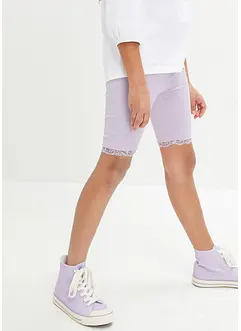 Pantaloncini con pizzo (pacco da 2) con cotone biologico, bonprix Pantaloncini con pizzo (pacco da 2) con cotone biologico, bonprix