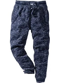 Pantaloni da jogging melange con bordi a costine, bonprix Pantaloni da jogging melange con bordi a costine, bonprix