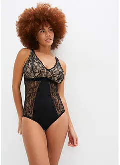 Body senza ferretto con pizzo delicato, bonprix Body senza ferretto con pizzo delicato, bonprix
