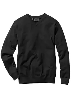 Maglione in filato fine con scollo a V, bonprix Maglione in filato fine con scollo a V, bonprix