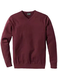 Maglione in filato fine con scollo a V, bonprix Maglione in filato fine con scollo a V, bonprix