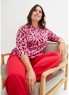 Maglia con scollo rotondo e maniche a 3/4, bonprix Maglia con scollo rotondo e maniche a 3/4, bonprix