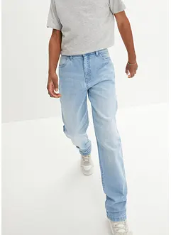 Jeans elasticizzati loose fit con vita regolabile, straight, bonprix Jeans elasticizzati loose fit con vita regolabile, straight, bonprix