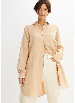 Camicetta lunga oversize in mussola, bonprix Camicetta lunga oversize in mussola, bonprix