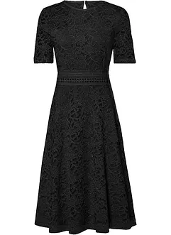 Abito in pizzo con inserto a uncinetto, bonprix Abito in pizzo con inserto a uncinetto, bonprix