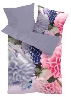 Biancheria da letto double-face con fiori grandi, bpc living bonprix collection