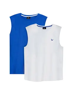 Canotta (pacco da 2) in puro cotone biologico, bonprix Canotta (pacco da 2) in puro cotone biologico, bonprix