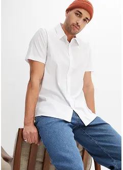 Camicia a maniche corte elasticizzata, slim fit, bonprix Camicia a maniche corte elasticizzata, slim fit, bonprix