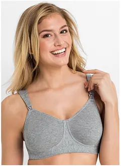 Reggiseno allattamento senza ferretto  con cotone biologico (pacco da 2), bonprix Reggiseno allattamento senza ferretto  con cotone biologico (pacco da 2), bonprix