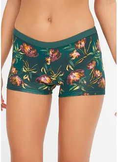 Boxer aderenti da donna con cotone biologico (pacco da 4), bonprix Boxer aderenti da donna con cotone biologico (pacco da 4), bonprix