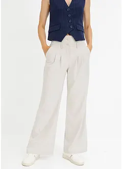 Pantaloni svasati, a vita alta, bonprix Pantaloni svasati, a vita alta, bonprix