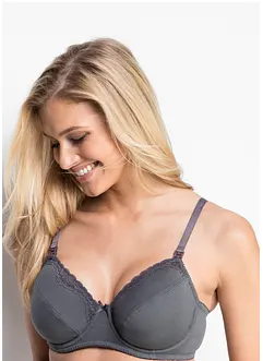 Reggiseno allattamento con ferretto con cotone biologico (pacco da 2), bonprix Reggiseno allattamento con ferretto con cotone biologico (pacco da 2), bonprix
