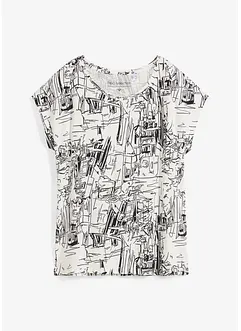Maglia con stampa stile schizzo, bonprix Maglia con stampa stile schizzo, bonprix