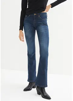 Jeans elasticizzati bootcut, vita media, bonprix Jeans elasticizzati bootcut, vita media, bonprix