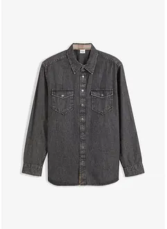 Camicia in jeans di puro cotone, bonprix Camicia in jeans di puro cotone, bonprix