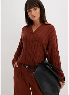 Maglione oversize in misto cachemire morbido, bonprix Maglione oversize in misto cachemire morbido, bonprix