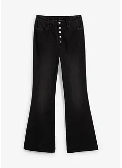 Jeans bootcut con cinta comoda, vita alta, bonprix Jeans bootcut con cinta comoda, vita alta, bonprix