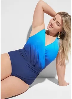 Costume intero a portafoglio con effetto modellante medio, bonprix Costume intero a portafoglio con effetto modellante medio, bonprix