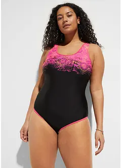 Costume intero sportivo con spalline olimpioniche, bonprix Costume intero sportivo con spalline olimpioniche, bonprix