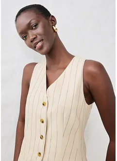 Gilet lungo in puro lino, bonprix Gilet lungo in puro lino, bonprix