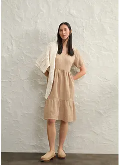 Abito oversize in mussola di cotone, bonprix Abito oversize in mussola di cotone, bonprix