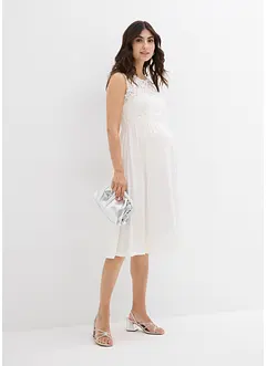 Abito prémaman con pizzo in jersey, bonprix Abito prémaman con pizzo in jersey, bonprix
