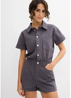 Tuta corta in puro cotone, bonprix Tuta corta in puro cotone, bonprix