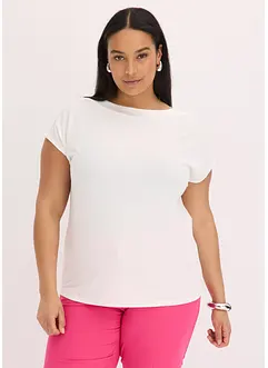 Maglia con dettaglio in satin, bonprix Maglia con dettaglio in satin, bonprix